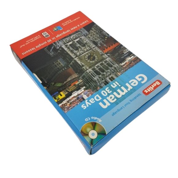 CD BERLITZ German in 30 Days Language Training Audio CD and Course Book Box Set - Picture 10 of 11